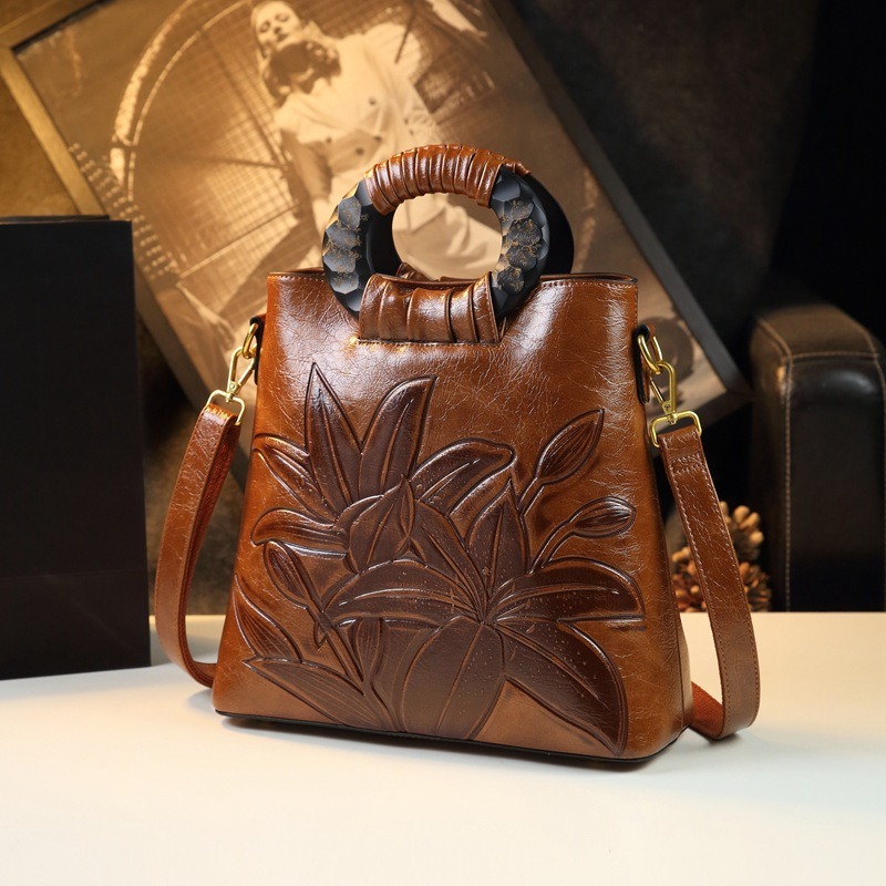 New Ethnic Fashion - Vintage Ethnic Style Leather Women's Bag