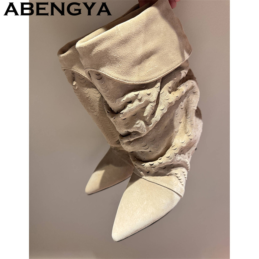 Women's Mid Calf Short Boots 2 - Ethnic Fashion Women review and price