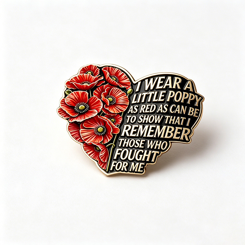 Creative Red Friday Brooch Mem - Ethnic Modern Fashion review and price