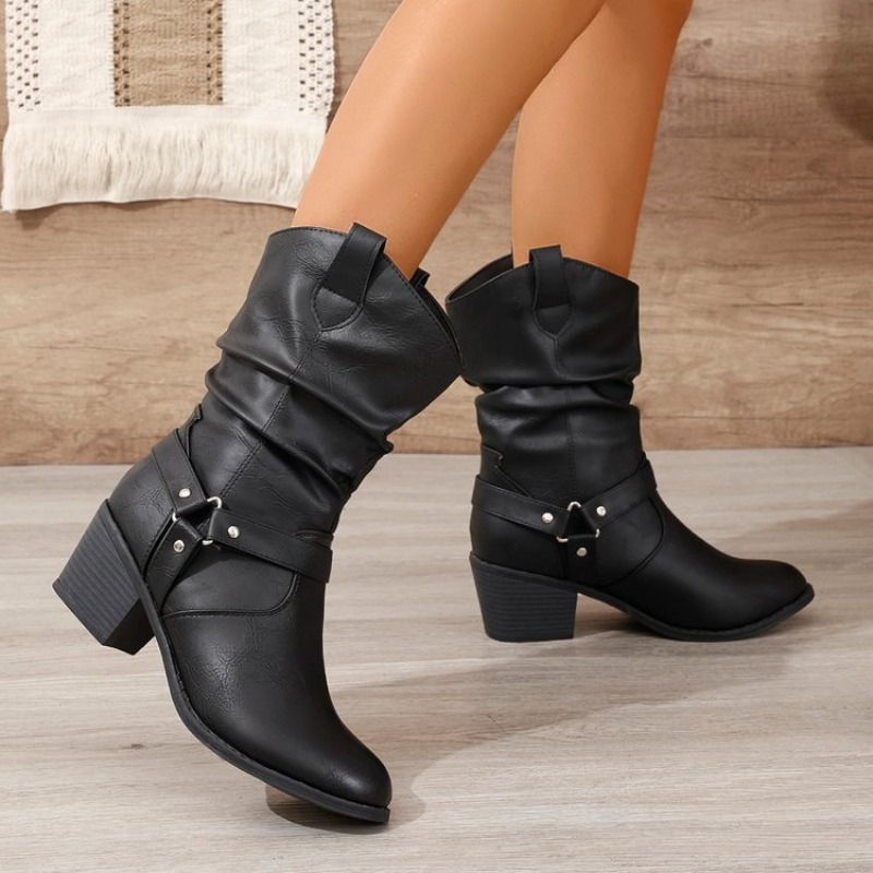 Womens Mid-Calf Boots Retro St - Ethnic Fashion Women review and price